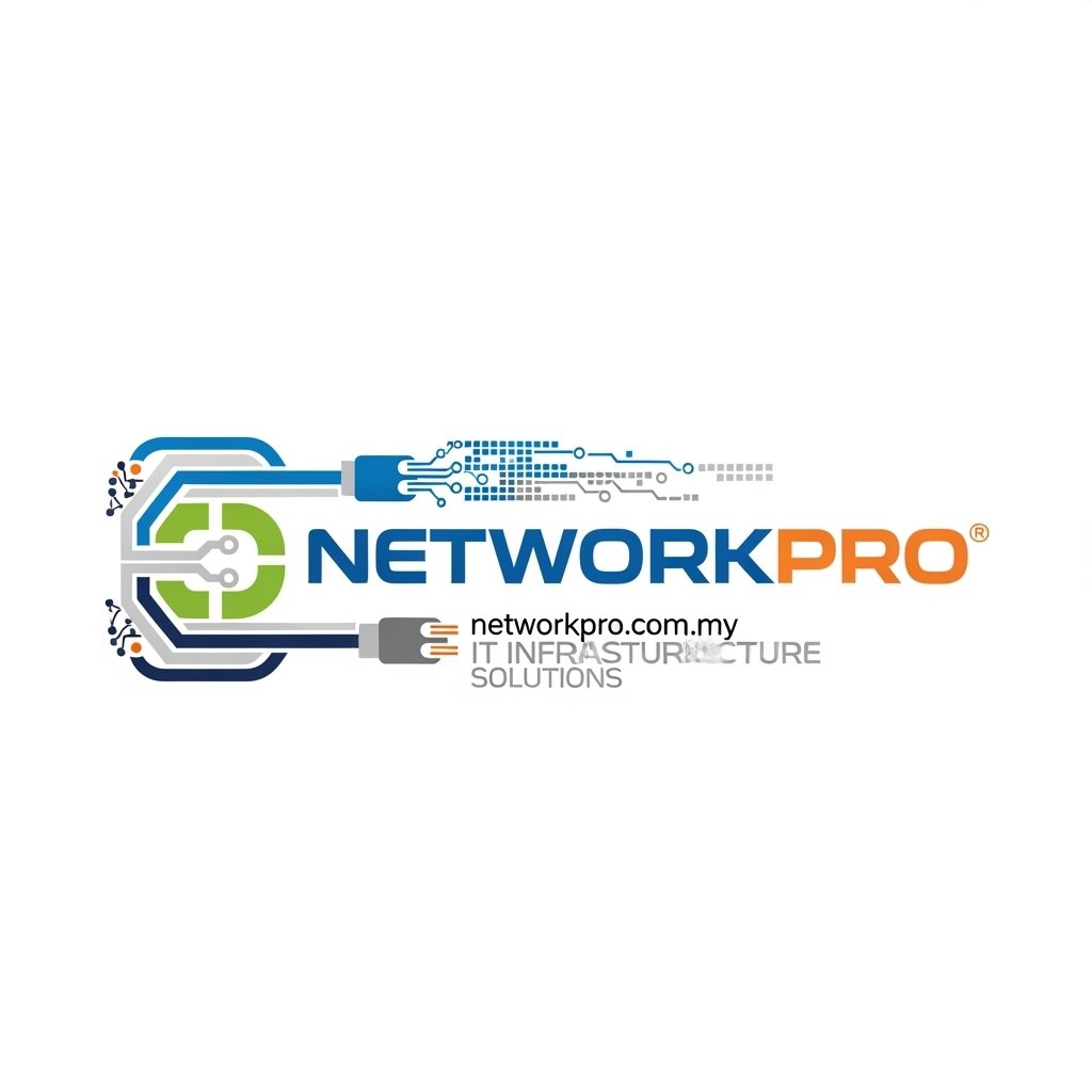 An infographic showcasing the network solutions offered by NetworkPro Malaysia.